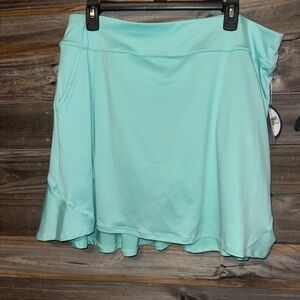 Coral Bay Golf- NWT- women’s large Golf skirt with pant lining- blue